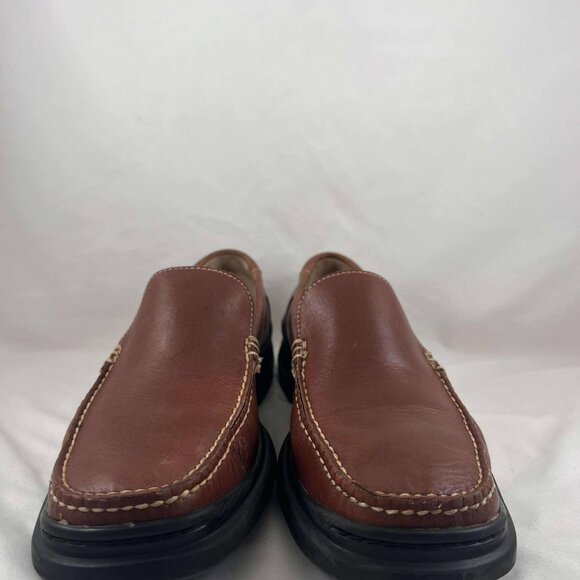 Cole Haan N Air Men's Loafers Size 9 Brown Leather Air Santa Barbara - Picture 2 of 4